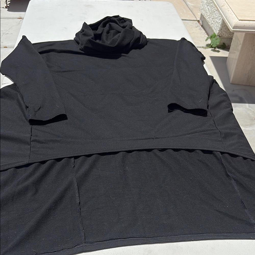 JustFab Black Cowl Neck Sweater